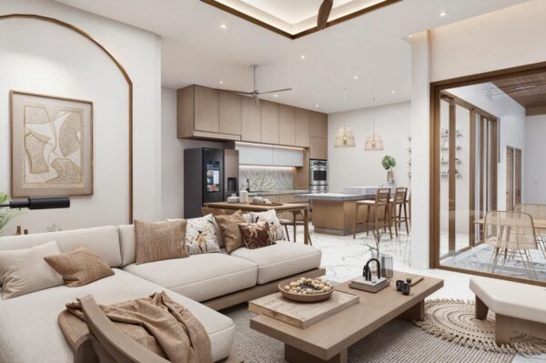 Villa type C interior | Maha Baan Villas - Premium private pool residences in Koh samui, Thailand